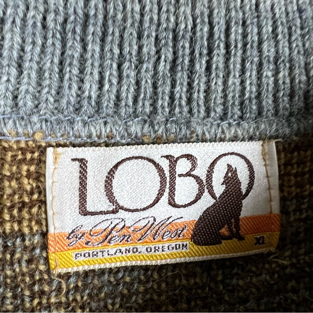 Vintage 1980s LOBO Pendleton Ski Sweater XL - Picture 4 of 7